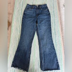 Pacific Sunwear Blue Flare Wide Leg Jeans